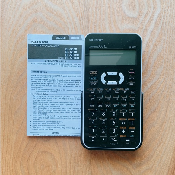 Sharp Engineering/Scientific Calculator EL-531X - Picture 2 of 2